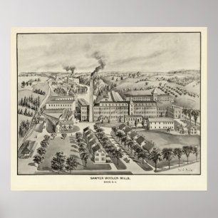 Sawyer Woolen Mills Poster