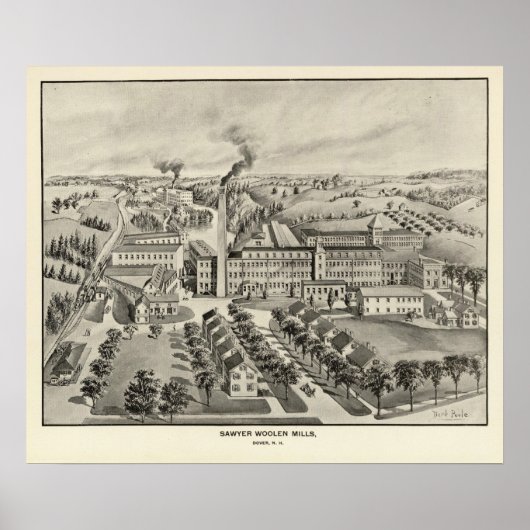 Sawyer Woolen Mills Poster (Voorkant)