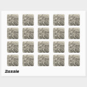 Sawyer Woolen Mills Vierkante Sticker (Vel)