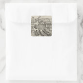 Sawyer Woolen Mills Vierkante Sticker (Tas)