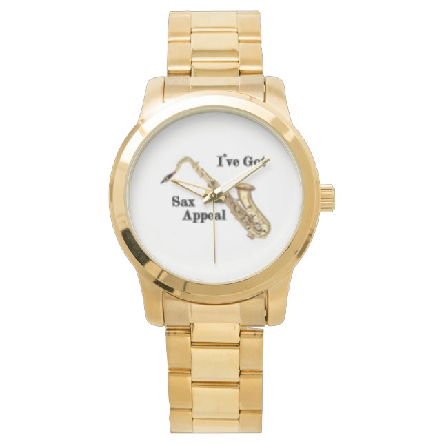 Sax Appeal Gouden horloge (Voorkant)