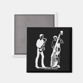 Sax & Bass donkere magneet (Voorkant / Achterkant)