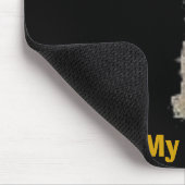 sax, ik hou van mijn Alto Sax Muismat (Hoek)