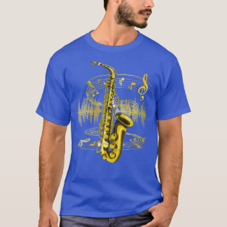 Sax Jazz Music Saxofonist Instrument Saxofone T-shirt