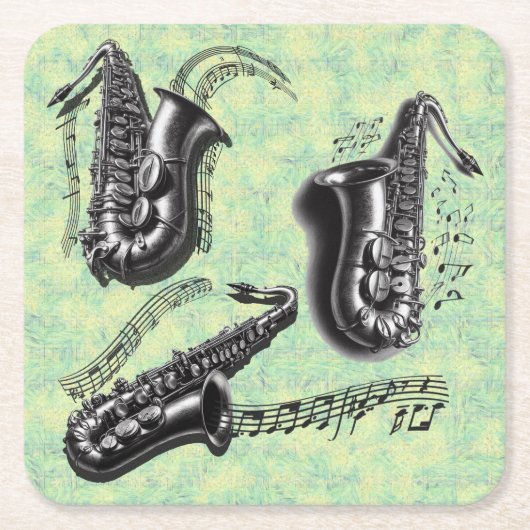 Sax Kartonnen Onderzetters (Voorkant)