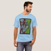 Sax Man Mannen T-Shirt (Voorkant volledig)