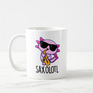 Sax-olotl Grappige Saxofoon Puns Koffiemok