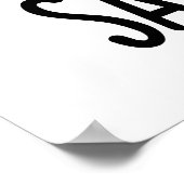 Sax-olotl Grappige Saxofoon Puns Poster (Hoek)