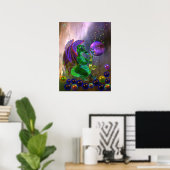 Sax-speler Poster (Thuiskantoor)