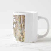 sax speler posterized saxophone golden grote koffiekop (Rechts)