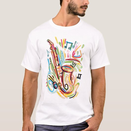 SAX T-SHIRT (Voorkant)