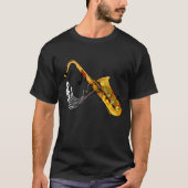 saxafon t-shirt (Voorkant)