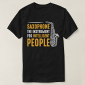 Saxafone Musical Instrument Sax Player T-shirt (Design voorkant)