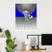 Saxamafon Poster (Thuiskantoor)