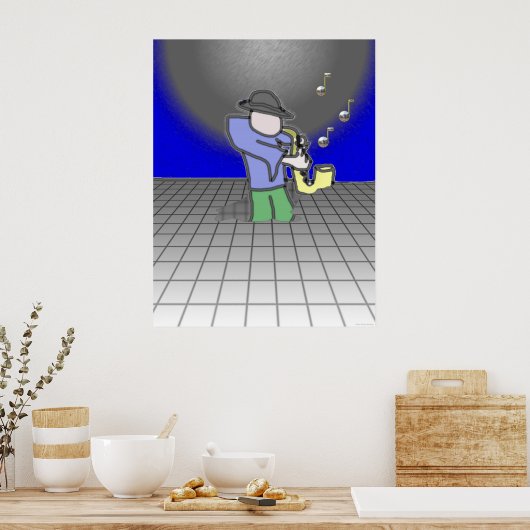 Saxamafon Poster (Keuken)