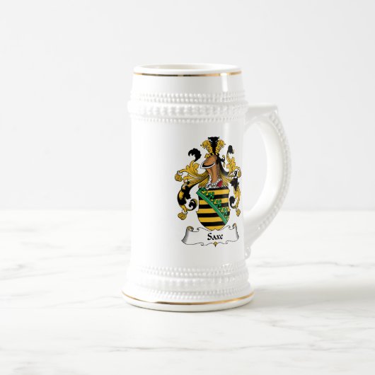 Saxe Family Crest Bierpul (Voorkant rechts)