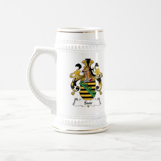 Saxe Family Crest Bierpul (Links)