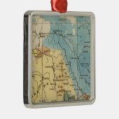 Saxe mineralogique metalen ornament (Rechts)