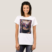 "Saxi Meisje Heet: Sissling Muzikale Vibe T-Shirt" T-shirt (Voorkant volledig)