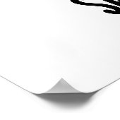 Saxo-bone Grappig bot grappig muziek woordspeling Poster (Hoek)