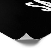 Saxo-telefoon Grappige Mobiele Puns Donker BG Poster (Hoek)