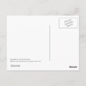 saxofon en Muzieknoten Briefkaart (Achterkant)