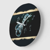 saxofon en Muzieknoten Grote Klok (Hoek)