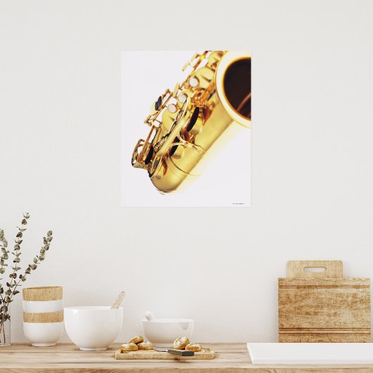 Saxofone 3 poster (Keuken)