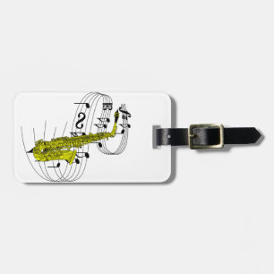 Saxofone Bagagelabel