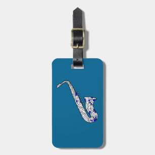 Saxofone Bagagelabel