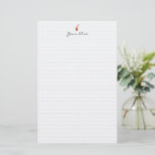 Saxofone Briefpapier (Staand voorkant)