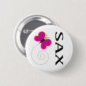 saxofone Button (Voorkant /achterkant)