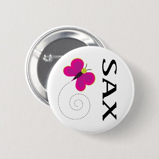 saxofone Button (Voorkant /achterkant)