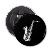 Saxofone Button Flesopener (Voorkant)