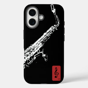 Saxofone iPhone 16 Hoesje