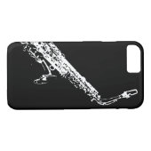 Saxofone Case-Mate iPhone Case (Achterkant (Horizontaal))
