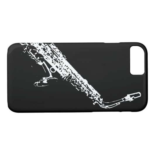 Saxofone Case-Mate iPhone Case (Achterkant (Horizontaal))