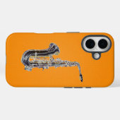 Saxofone Case-Mate iPhone Case (Achterkant (horizontaal))