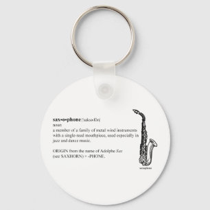 Saxofone-definitie Sleutelhanger