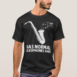 Saxofone-Design voor dames muziekinstrumenten T-shirt