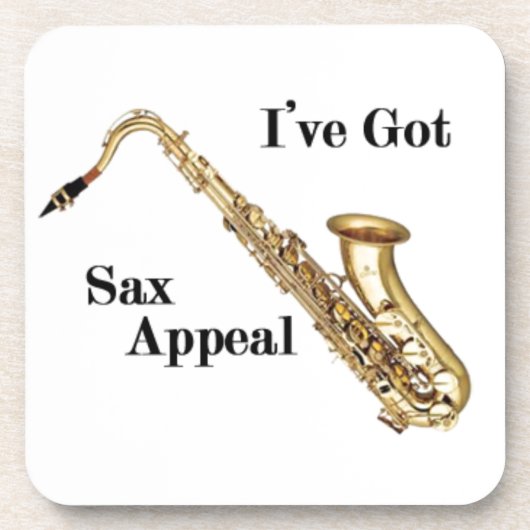 Saxofone Drankjes Onderzetter (Voorkant)