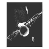Saxofone Foto Afdruk (Voorkant)