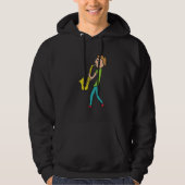Saxofone Hoodie (Voorkant)