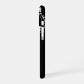 Saxofone iPhone 16 Hoesje (Linkerkant)
