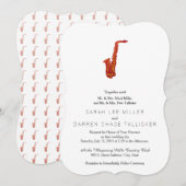 Saxofone Kaart (Voorkant / Achterkant)