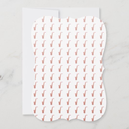 Saxofone Kaart (Achterkant)