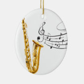 Saxofone Keramisch Ornament (Rechts)