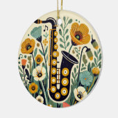 Saxofone Keramisch Ornament (Links)
