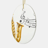 Saxofone Keramisch Ornament (Links)
