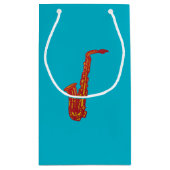 Saxofone Klein Cadeauzakje (Achterkant)